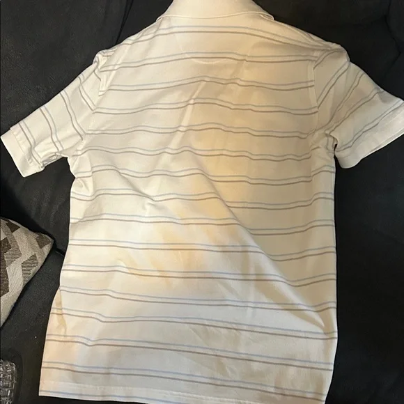 Brooks Brothers Light Blue Striped Polo Shirt - Picture 3 of 3